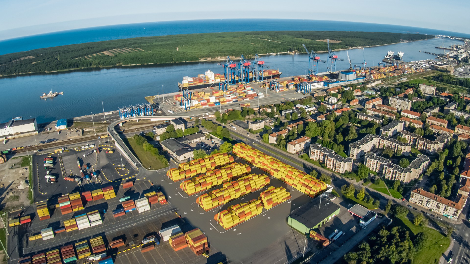 YIT Lietuva to reconstruct container storage yard in Klaipėda Port: value of works exceeds 3.5 million euros