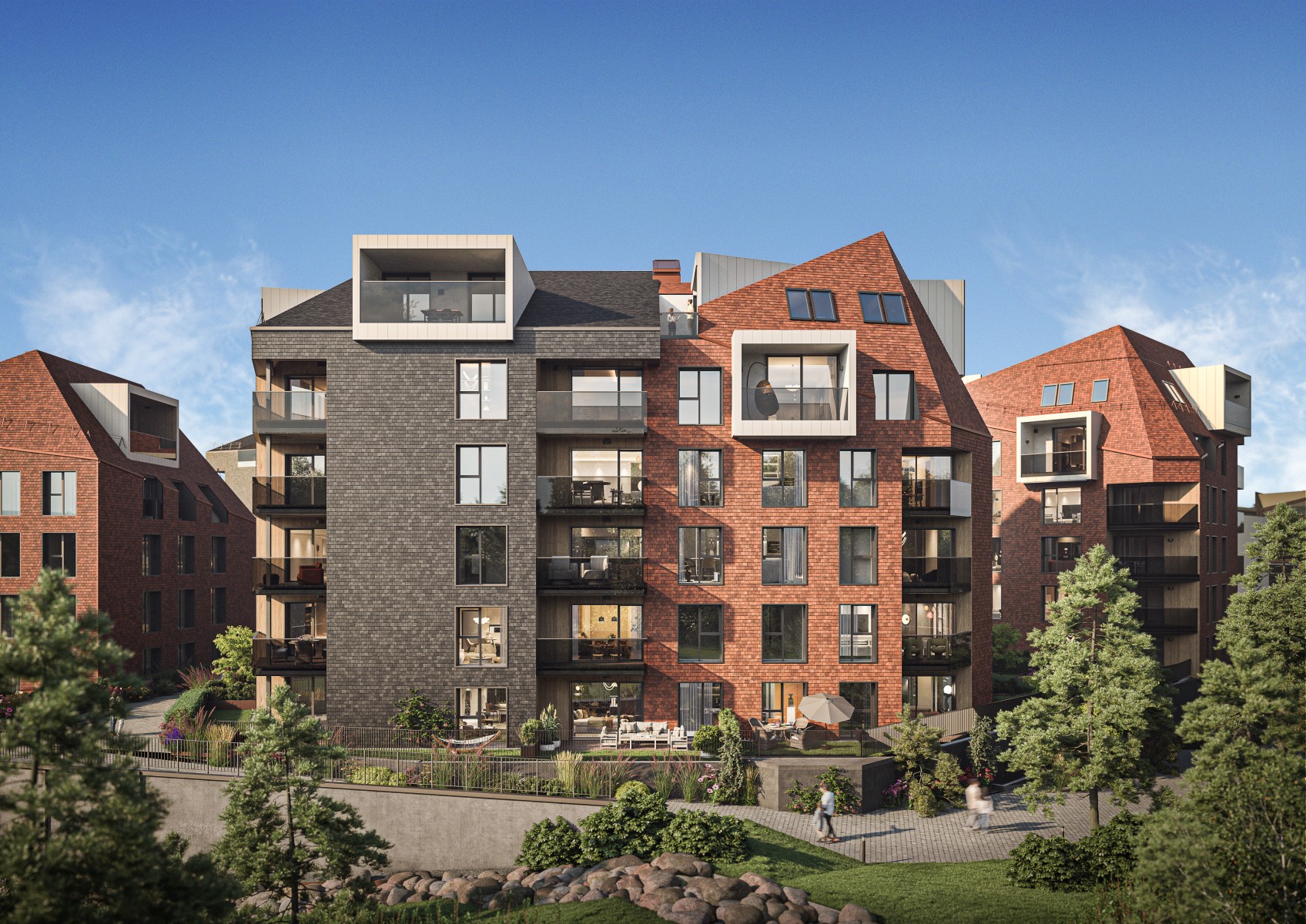 Viename perkamiausių Kauno kvartalų „Piliamiestis“ – dar vienas naujas namas