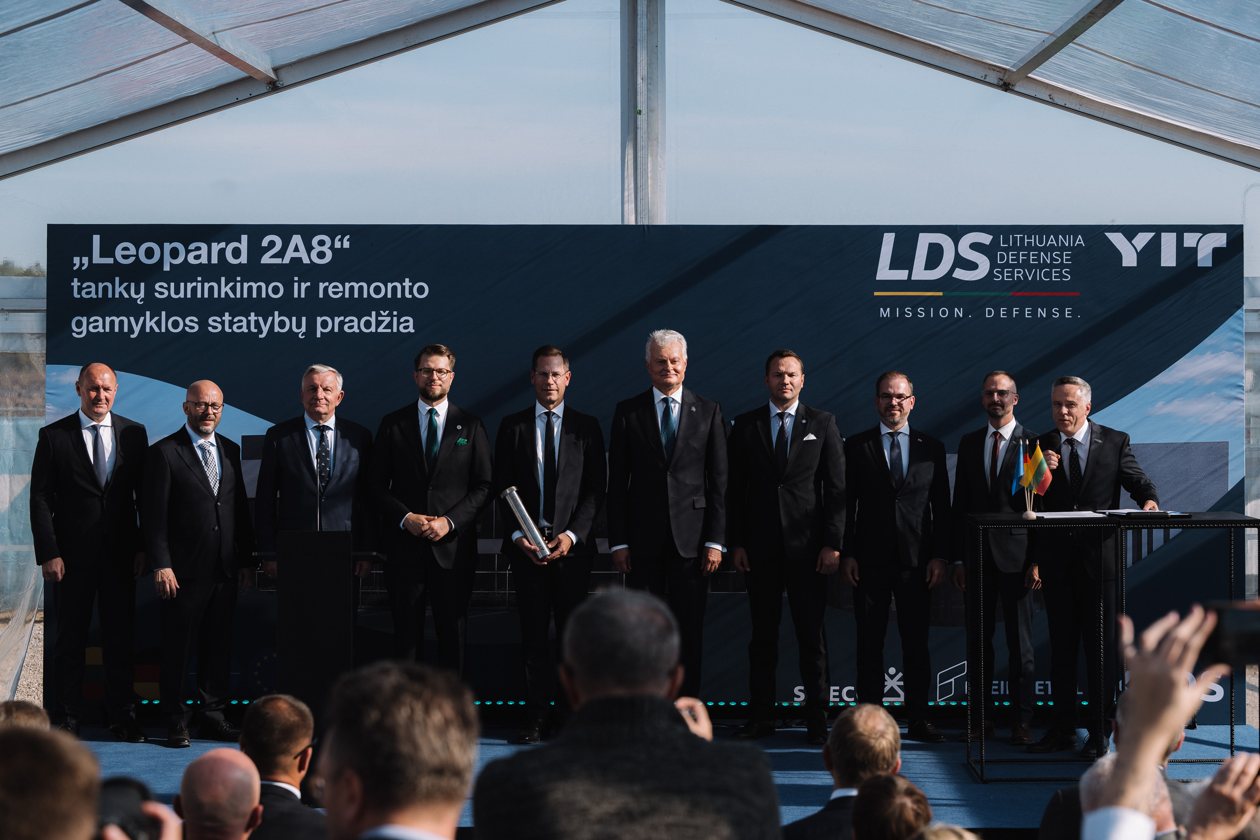 "YIT Lietuva" Kaune pradėjo „Leopard 2A8“ gamyklos statybas: tankai bus surenkami ir remontuojami Lietuvoje